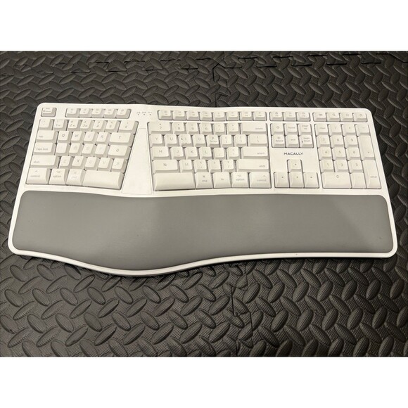 Rare Macally BTERGOKEY Bluetooth Ergonomic Split Keyboard for Mac iPhone iPad - Picture 1 of 5